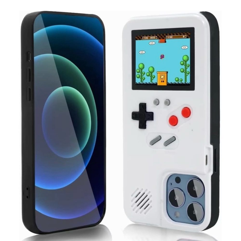 Handheld Retro White Classic Gameboy Gaming Shockproof Phone Case iPhone X/XS